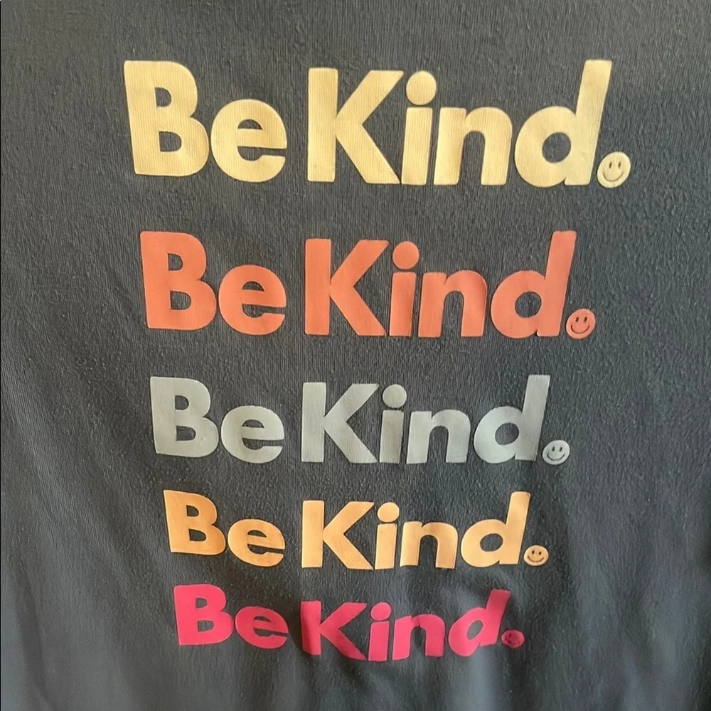 GAP Blue 'Be Kind' Casual Long Sleeve Sweater Dress